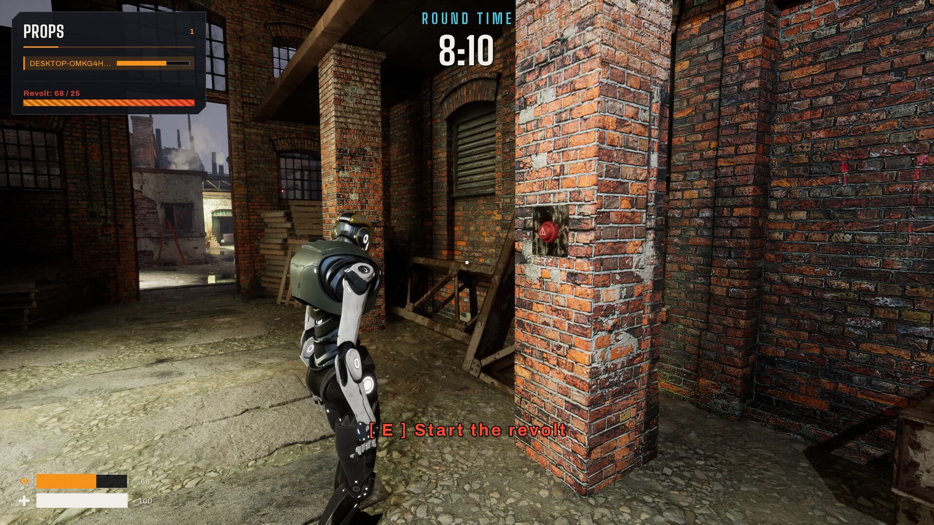 A robot considers the revolt trigger